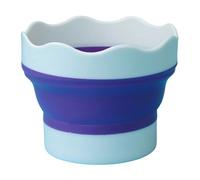 Tazza pieghevole da viaggio per artisti con grado alimentare per pittura acrilica pennello pulizia miscelazione colore portatile artista pennello arte tazza