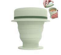 Tazza pieghevole portatile, tazza d'acqua pieghevole,Tazza di idratazione pieghevole portatile esterna - Novità Drinkware latte acqua caffè e tè tazza da bere compatta per spazzolatura dei denti