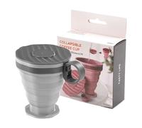 Tazza pieghevole - Tazza in silicone - Tazza da viaggio riutilizzabile | Tazza da campeggio, deliziosa bottiglia d'acqua per bevande calde e fredde, tazza da caffè pieghevole portatile