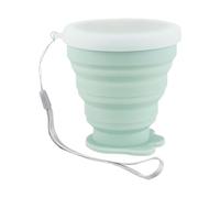 Tazza pieghevole, tazza pieghevole, 200 ml di tazza d'acqua pieghevole in silicone portatile con coperchi per di gatto, bottiglia d'acqua riutilizzabile per uso alimentare, imballabile per