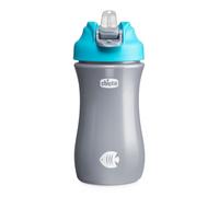 Chicco Tazza Pop Up Cup – Antigoccia, beccuccio in silicone, 350 ml, 2 anni, Azzurro