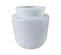 Tazza Porta Vernice Trasparente per Pistola Elettrica a Spruzzo con Collo Filettato E Corpo Cilindrico Rimovibile in Materiale Plastico per Monitorare, Contenitore Da 800 Ml