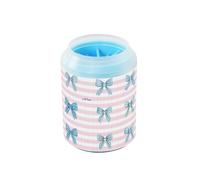 Tazza portatile per la pulizia delle zampe, con morbida spazzola per massaggio, essenziale per tutti i proprietari di animali domestici, per cani di taglia media e grande