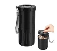 Tazza portatile per noci | Stoviglie staccabili 2 in 1 di grande capacità, per ciliegie, mirtilli, snack, caramelle, frutta, all'aperto, auto, viaggi, Natale, mangiare compleanno