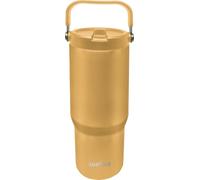 Tazza Quokka Core Saffron Yellow 860ml - Manico Ergonomico - Beccuccio Integrato - Doppia Parete Acciaio Inossidabile - Termica Riutilizzabile