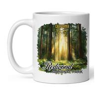 Tazza Redwood National Park California 330Ml Mug In Porcellana Classica Tazze Da Caffè Per Latte Succo Uso Domestico