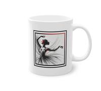 Tazza regalo conveniente, economica, ballerina ballerina, danza classica, 11oz
