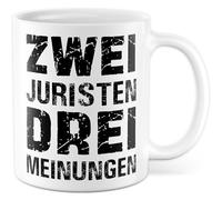 Tazza regalo Giura due giuristi, tre opinioni, tazza da caffè giurista avvocato studio paragrafo umorismo sarcasmo, idea regalo collega ufficio tazza caffè