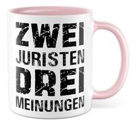 Tazza regalo Giura due giuristi, tre opinioni, tazza da caffè giurista avvocato studio paragrafo umorismo sarcasmo, idea regalo collega ufficio tazza caffè
