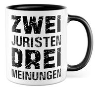 Tazza regalo Giura due giuristi, tre opinioni, tazza da caffè giurista avvocato studio paragrafo umorismo sarcasmo, idea regalo collega ufficio tazza caffè