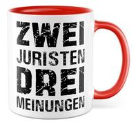 Tazza regalo Giura due giuristi, tre opinioni, tazza da caffè giurista avvocato studio paragrafo umorismo sarcasmo, idea regalo collega ufficio tazza caffè