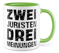 Tazza regalo Giura due giuristi, tre opinioni, tazza da caffè giurista avvocato studio paragrafo umorismo sarcasmo, idea regalo collega ufficio tazza caffè