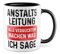 Tazza regalo per tutti i pazzi fanno quello che dico, tazza da caffè psichiatria capo collega, idea regalo squadra lavoro ufficio clinica umorismo tazza caffè