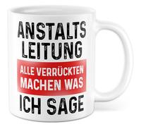 Tazza regalo per tutti i pazzi fanno quello che dico, tazza da caffè psichiatria capo collega, idea regalo squadra lavoro ufficio clinica umorismo tazza caffè