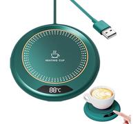 Tazza riscaldante | 3 livelli di temperatura Tazza di caffè riscaldatore per scrivania 20 W, di calore elettrico regolabile per candele Milil di tè Tavolo Bar da pranzo Valutazione della casa