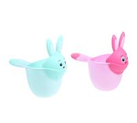 Tazza Risciacquo Bagno Ragazzo Ragazza 2 Pezzi in Pp, Design Animale
