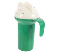 Tazza Risciacquo Shampoo per Ragazzo Ragazza in EVA Verde a Forma di Rana