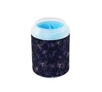 Tazza riutilizzabile per la pulizia delle zampe di Halloween Nightmare Light Up Spider con spazzola in silicone morbido Forniture e accessori per cani e gatti di taglia piccola, media e grande