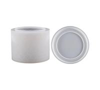 Tazza rotonda in silicone, cubo rotondo, bruciatore di incenso, vassoio per