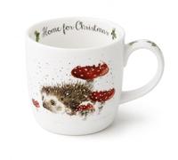 Tazza Royal Worcester Wrendale Designs - "Casa del Natale"