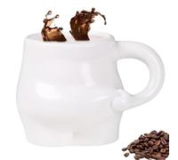 Tazza scaldamani con pancia grassa - Carina tazza di pancia grassa Tazza di caffè divertente pizzica la tua grande pancia fatta a mano Novità Teaware /Bicchieri 320 ml come regalo per il Dì
