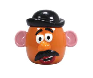 Tazza scolpita a mano dipinta a mano unica a forma di testa Disney Mr. Potato da