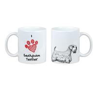 Tazza Sealyham Terrier Con Cane Io Amo Art-Dog