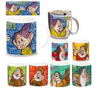 Tazza Sette Nani Disney in Ceramica Mug Idea Regalo Tazze 7 Nani PS 40331