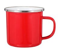 Tazza smaltata con manico, 500 ml, tazza da campeggio in metallo, tazza da