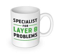 Tazza Specialist for Layer 8 Problems (Specialista per problemi del livello 8)