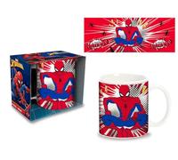 Tazza Spiderman in Ceramica per Bambini, Tazza Bicchiere Mug per Bevande Calde Fredde, Tazza Colazione per Bambini,Confezione Regalo per Bambine 350ml 3-6 Anni