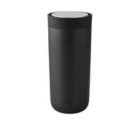 TAZZA STELTON E BICCHIERE To Go Click, nero, 400 ml