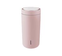 TAZZA STELTON E BICCHIERE To Go Click, Rosa, confezione da 1 pezzo, 400 ml, doppia parete