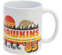 Tazza Stranger Things Hawkins 85 Ceramica 325 ml Retro Microonde