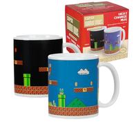 Tazza Super Mario Termosensibile Aggiungi Bevanda Calda per Rivelare il Livello, 300ml