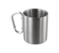 Tazza Tazza Caffè 135g 300ml Esterno Campeggio Argento Moschettone Campeggio Ta