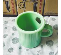 Tazza tazza Fire King in giadeite extra pesante con manico a C merce per rist...