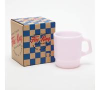 Tazza tazza impilabile Fire King 7 oz rosa rosa-ite prodotto da ristorante ma...