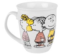 The Peanuts Family - Tazza da caffè Snoopy, in ceramica, 280 ml, colore: Bianco