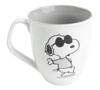 United Labels The Peanuts - Tazza da caffè Snoopy, 280 ml, colore: Grigio/Bianco