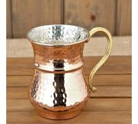 Tazza tazza in rame fatta a mano Masrapa Tankard Moscow Mule vino caffè turco
