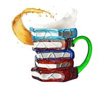 Tazza Tema Libro - Bicchiere Caffè Elegante, Tazza Impilabile | Collezione Tazze Passione Lettura Originale, Regalo Letteratura Per Lettori Autori Colleghi Amiche Amici Studenti