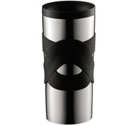 Tazza termica Bodum Travel Mug 0,35 L acciaio inox doppia parete nera