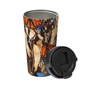 Tazza Termica Butterfly On Dead Leaves Riutilizzabile A Doppia Parete Isolata Sottovuoto Tazza Auto, Per Sport, Bevande, Ufficio, 17Oz