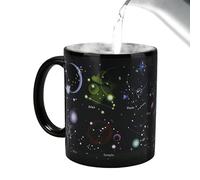 Tazza termica con cambio colore - Tazza termica in gres con cambio colore | Tazza di Natale con cambio colore | Tazza magica cambia colore | Requisiti multifunzionali per acqua calda e bevande