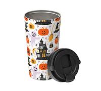 Tazza Termica Cute Halloween Patterns Adulti A Prova Di Perdite Tazza Da Caffè, Per Casa, Sport, Campeggio, 17Oz