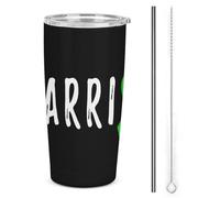 Tazza termica da 20 once in acciaio inossidabile per la consapevolezza delle lesioni cerebrali traumatiche Warrior, tazza da viaggio per auto a doppia parete sottovuoto con coperchio e cannuccia per