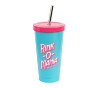 Grupo Erik: Bicchiere Termico Stranger Things | Bicchiere Acciaio Inox 550 ml, Bicchiere Thermos con Cannuccia, a doppia parete acciaio inox, BPA free, Stranger Things Gadget