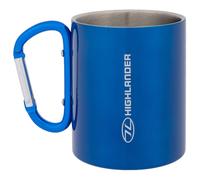 Tazza termica Highlander Outdoor con moschettone 300 ml - Blue