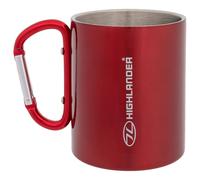 Tazza termica Highlander Outdoor con moschettone 300 ml - Red